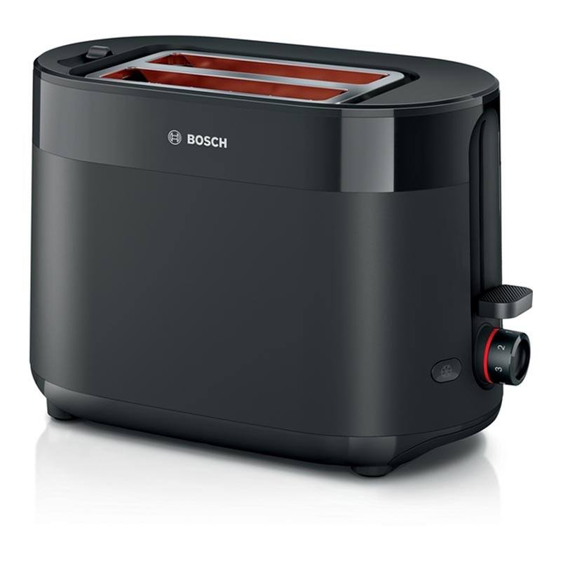 Bosch TAT2M123, Kompakt Toaster, Schwarz